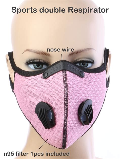 PINK N95 SPORTS BREATH VALVE RESPIRATOR MASK