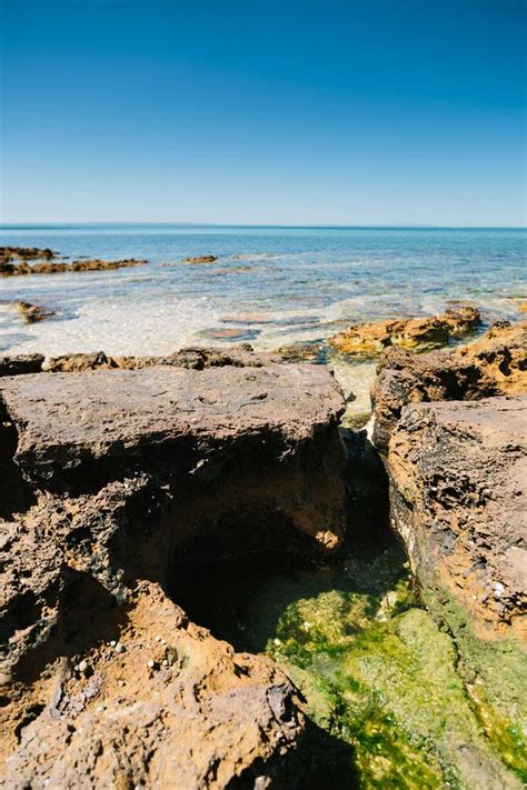 Coastal Rock Formations in Melbourne Stock Photo - Image of rock, geology: 66270970