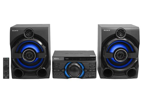 Mini System Sony Bluetooth DVD USB MP3 CD Player - Rádio FM 1600W 2 Caixas Karaokê HDMI MHC-M60D ...