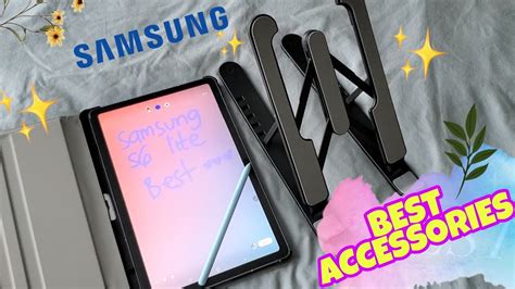 SAMSUNG TAB S6 LITE ACCESSORIES | AKSESORIS TABLET: CASE, PAPERLIKE SCREEN, TABLET STAND! - YouTube