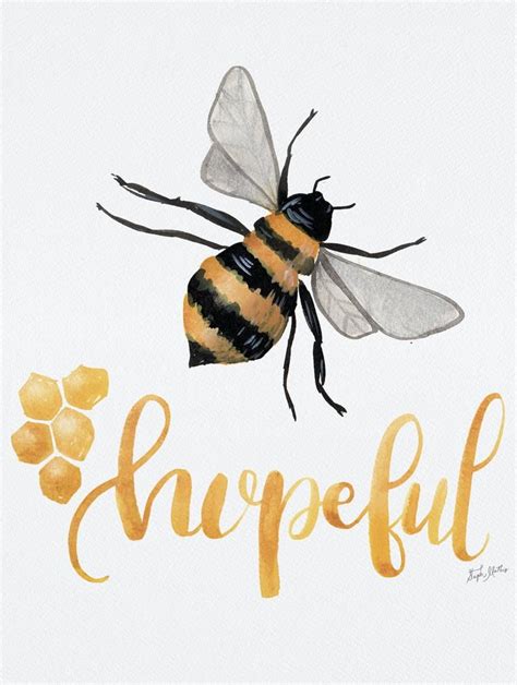 Bee Printable Wall Art Bee Watercolor Painting Bee Painting - Etsy ...