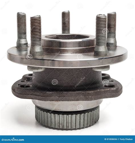 Car wheel hub stock photo. Image of transportation, steel - 81858656