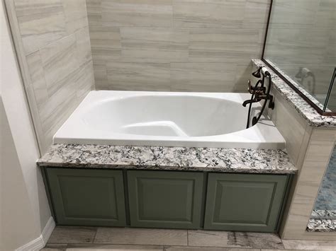 Finished-Jetted Tub | Bathroom tub remodel, Tub remodel, Bathtub remodel