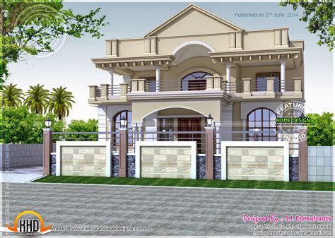 North Indian exterior house ~ Indian House Plans | Indian home design, Indian house plans ...