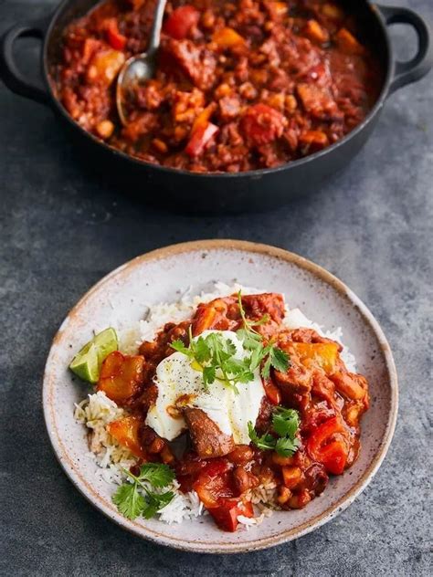 Versatile veggie chilli | Jamie Oliver chilli recipes | Recipe | Chilli recipes, Veggie chili ...