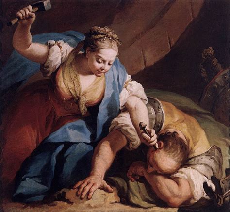 Narrative Painting - Jacopo Amigoni, Jael and Sisera, 1739