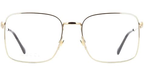 Gucci Eyeglasses in Gold (Metallic) - Save 19% | Lyst UK