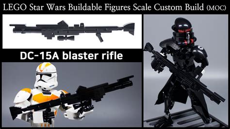 [Lego MOC] DC-15A blaster rifle [v1.0] (LEGO Star Wars Buildable Figures Scale) [B&W Bricks ...