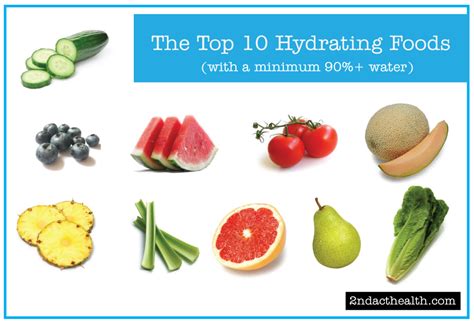 Top 10 Hydrating Foods – 2ndAct Health & Testing Services