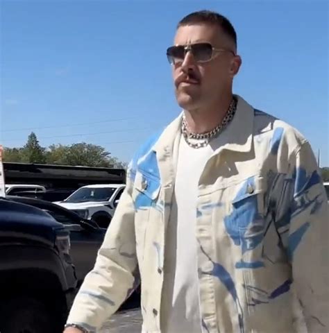 Travis Kelce mocked for denim game-day outfit before Taylor Swift's ...