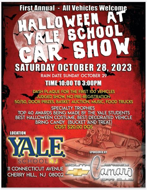 Oct 28 | Y.A.L.E. School's Inaugural Halloween Car Show | Haddonfield ...