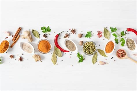 Herbs And Spices White Background Images - Free Download on Freepik