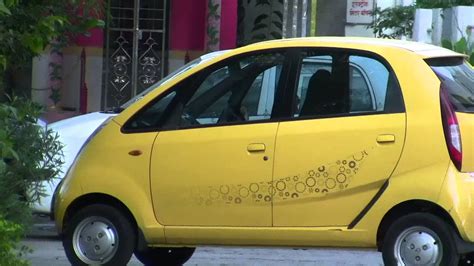 Tata Nano is beautiful low price Car in India - YouTube