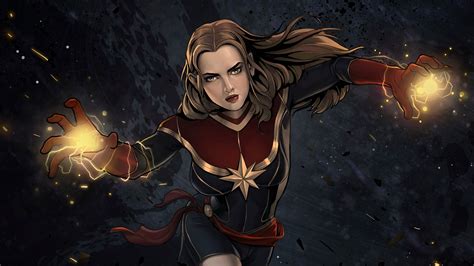 Captain Marvel Comic Artwork 4k Wallpaper,HD Superheroes Wallpapers,4k Wallpapers,Images ...