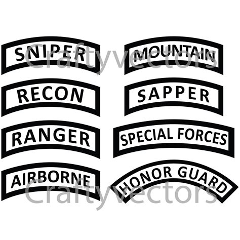 Army Ranger Tab SVG Vector Cut File | ubicaciondepersonas.cdmx.gob.mx