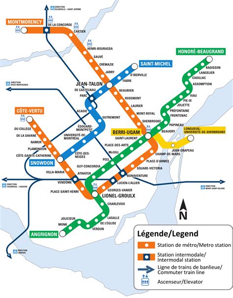 Plano de Metro de Montreal ¡Fotos y Guía Actualizada! 【2020】