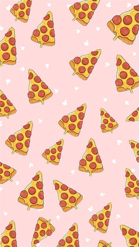 Download Pepperoni Pizza In Pink Wallpaper | Wallpapers.com