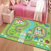 Children Kids Carpet Playmat Crawl Mat City Map Traffic - Temu