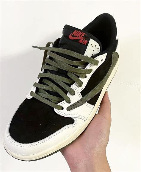 Travis Scott x Air Jordan 1 Low Women's 'Olive' Release Date DZ4137-106 | Sole Collector