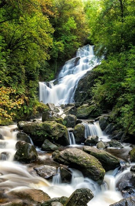 Torc Waterfall in Killarney National Park - Ireland Highlights