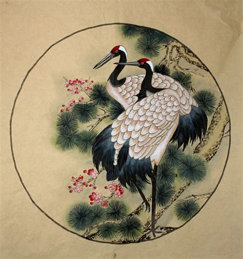 Chinese Painting: Crane - Chinese Painting CNAG235364 - Artisoo.com