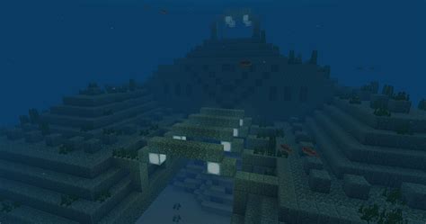 Underwater Temple : r/Minecraft