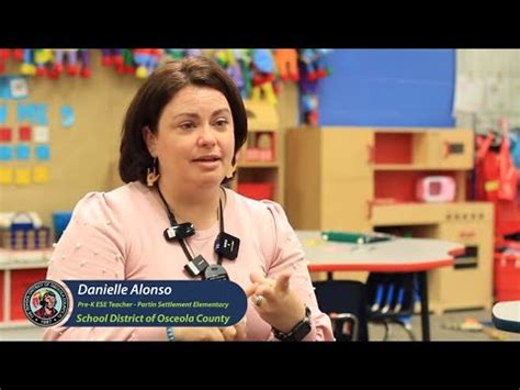 Partin Settlement Elementary Pre-K ESE Teacher Danielle Alonso Shares ...