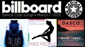 3 Radikal Records Singles Currently on the Billboard Dance Club Chart