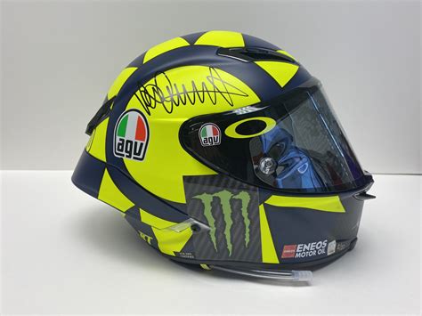 Valentino Rossi 2020 Sole Luna Helmet - Autographed Collectables