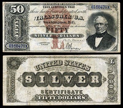 Silver certificate (United States) - Wikipedia | Silver certificate, Banknotes money, Currency ...