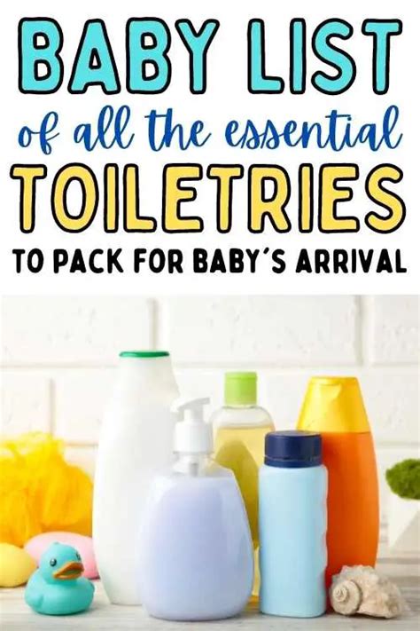 The Ultimate Baby Toiletries List (17 Essentials you Need!) - Conquering Motherhood