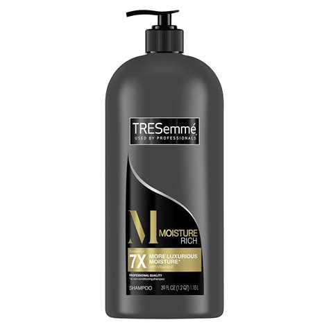 Amazon.com: TRESemmé Shampoo with Pump, Moisture Rich, 39 oz : Beauty & Personal Care