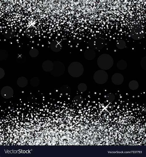 Shiny silver glitter on black background. Download a Free Preview or High Quality Ad… | Silver ...