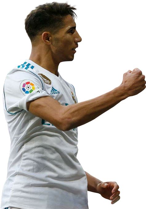 Achraf Hakimi Real Madrid football render - FootyRenders