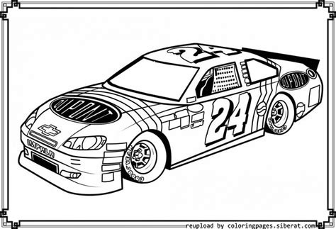 Get This Free Nascar Coloring Pages for Kids 92180