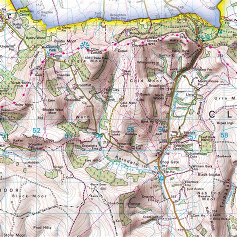 North York Moors National Park - Map Poster from Love Maps On...