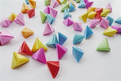 3d Origami Triangles :: 3d Puzzle Image