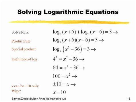 Solving Logarithmic Equations Worksheet – E Street Light