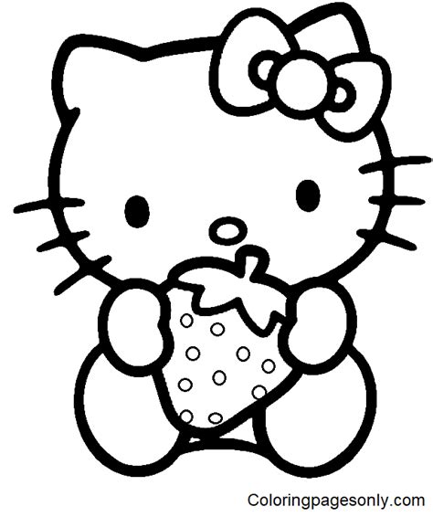 Printable Hello Kitty Coloring Page To Print And Color, 49% OFF