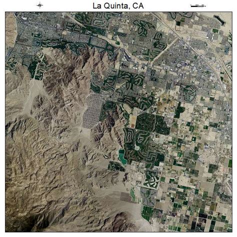 Aerial Photography Map of La Quinta, CA California