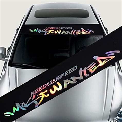 Cheng-store 8” X 52” Car Laser Reflective Vinyl Sticker, Cool Graffiti ...