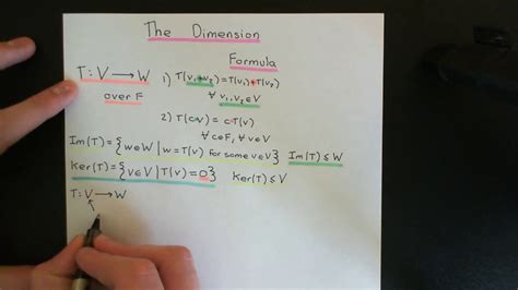 The Dimension Formula Part 1 - YouTube