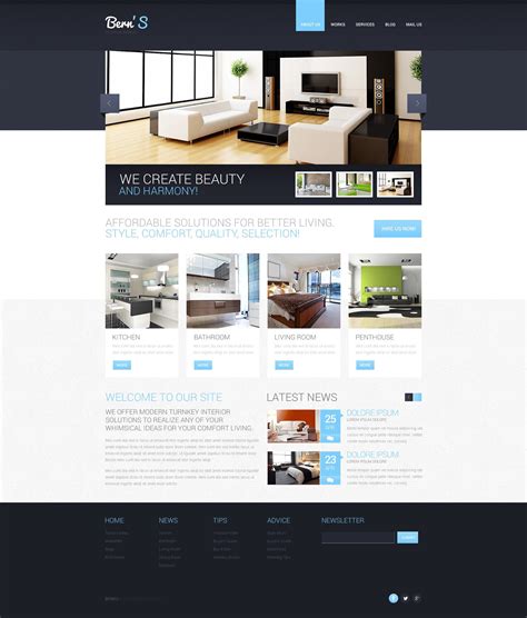 Interior Designing Website Templates