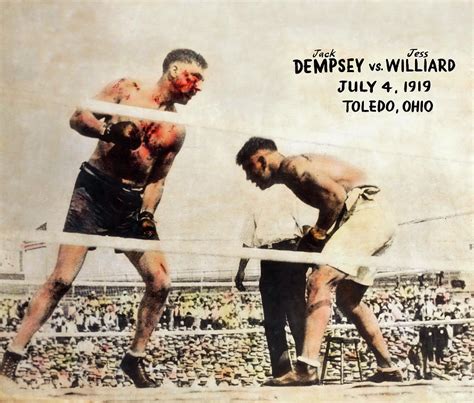 JACK DEMPSEY vs JESS WILLARD 1919 Photograph by Daniel Hagerman