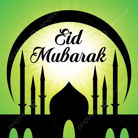 Eid Mubarak PNG Picture, Eid Mubarak Vector Background Hand Drawing ...