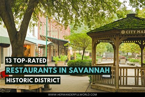 13 Best Restaurants in Savannah Historic District | Her Wanderful World