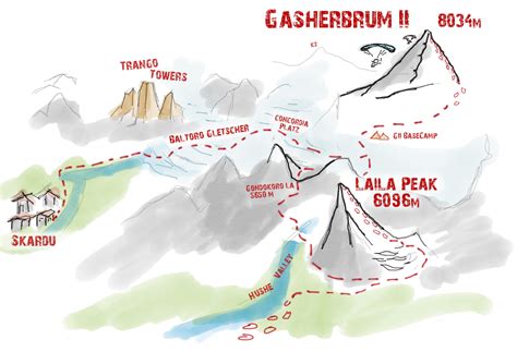 Gasherbrum Map