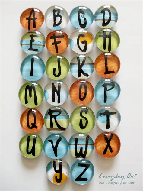 Everyday Art: New Alphabet Magnets!