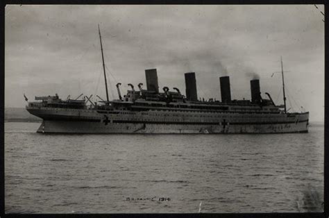 Photograph of Britannic, White Star Line | National Museums Liverpool