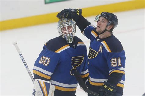 Watch: Jordan Binnington throws jab at Stars' Jamie Benn, slashes Ben ...